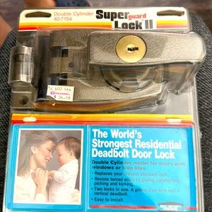 New Super Guard Lock II deadbolt double cylinder